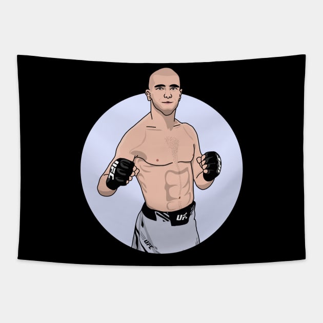 muhammad mokaev MMA fighter Tapestry by rsclvisual