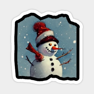 Snowman Magnet