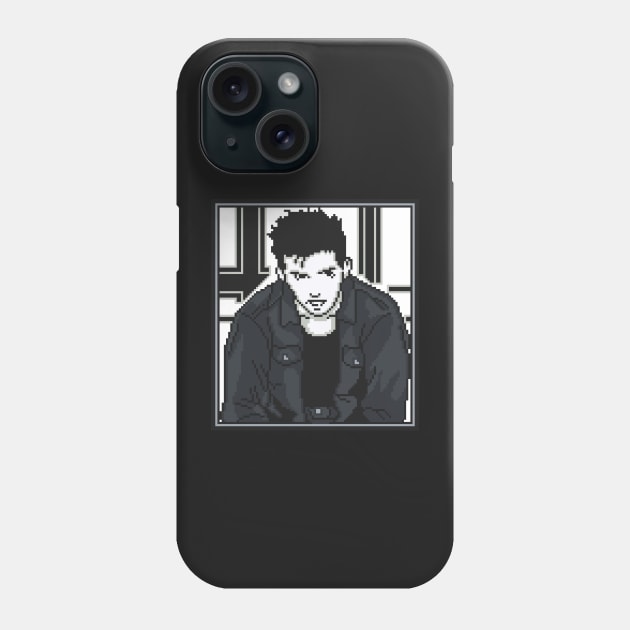 Resident Evil Chris Redfield Pixel Art Phone Case by AlleenasPixels