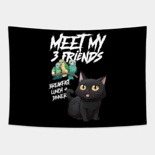 Meet my 3 friends, breakfast, lunch and dinner Tapestry