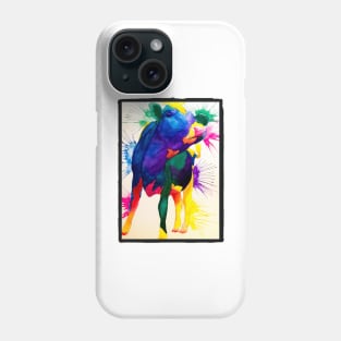 Color Splash Cow Phone Case