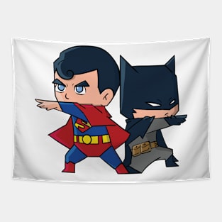 Сutie Bruce and Clark Tapestry