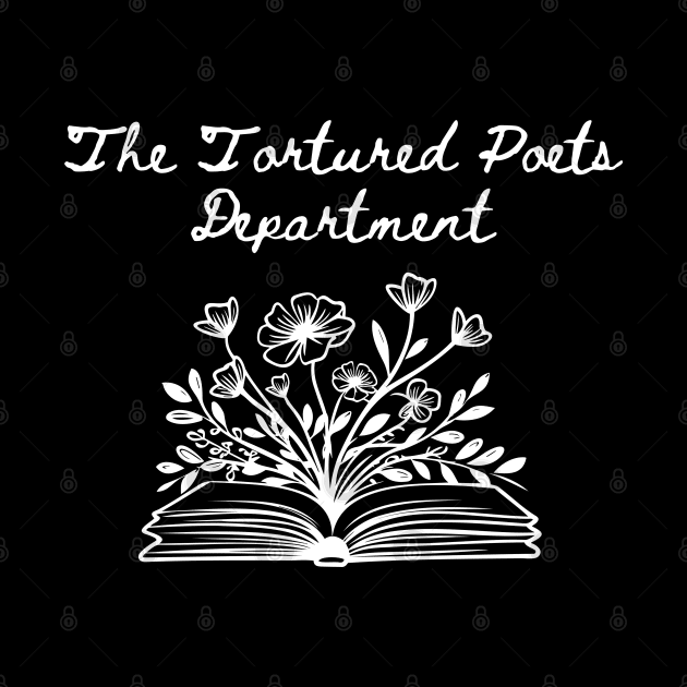 The Tortured Poets Department Floral Book Design by kuallidesigns