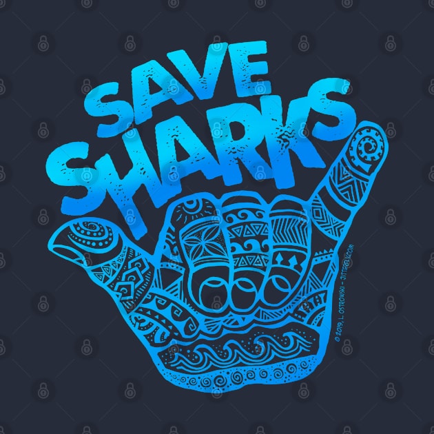 Hang Loose, Save Sharks by Jitterfly