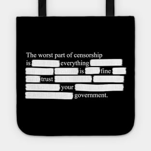 Government Cover up Tote