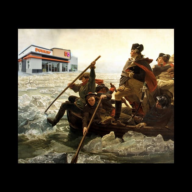 Dunkin Donuts Washington Crossing Delaware by Jan Lewin Art Store