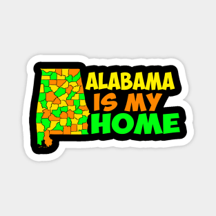 USA state: Alabama Magnet