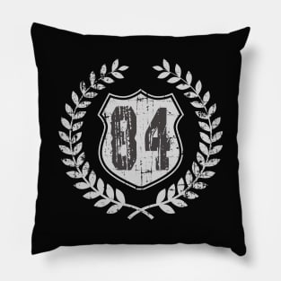 Vintage Old No. 84 T-Shirt Pillow