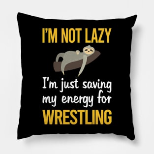 Saving Energy For Wrestling Pillow
