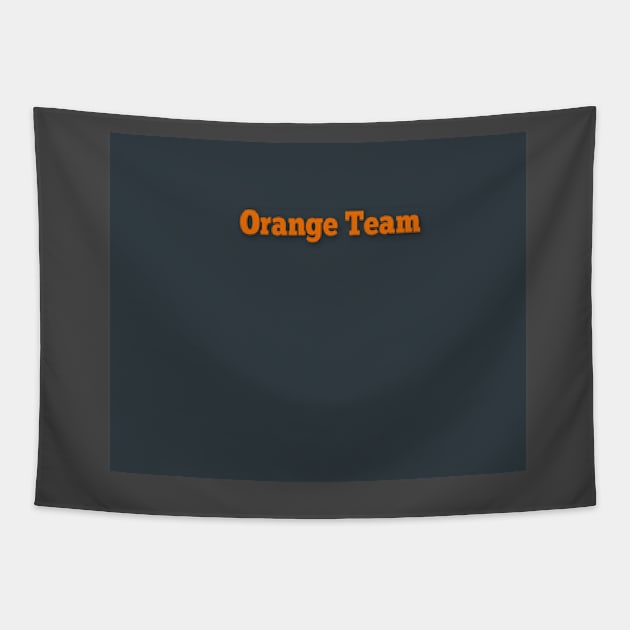 The Orange Team Tapestry by AmazingCorn