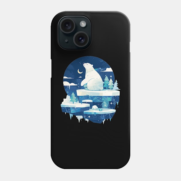 polar bear Phone Case by peterdoraki