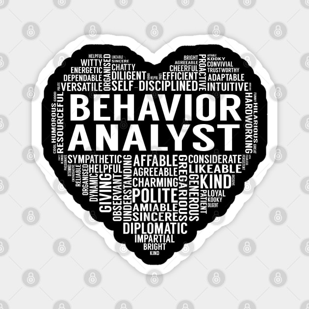 Behavior Analyst Heart Magnet by LotusTee