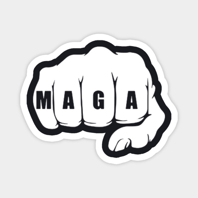 Maga Fist Make America Great Again Trump Alt Right Antifa Riots Usa Kek Trump Trump Magnet Teepublic Au