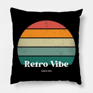 Timeless Retro Elegance Retro Vibe Pillow