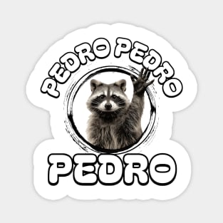 Pedro Pedro Pedro Raccoon Dancing Magnet