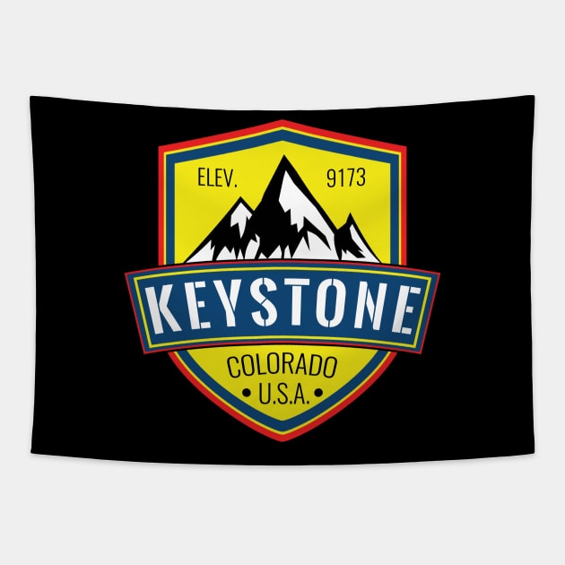 Skiing Keystone Colorado Tapestry by heybert00