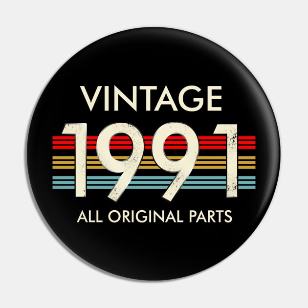 Vintage 1991 All Original Parts Pin by louismcfarland