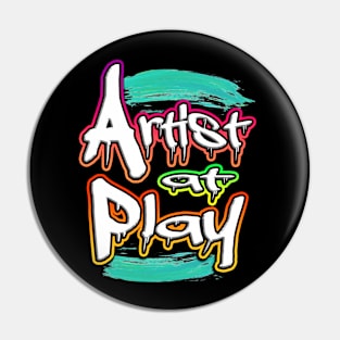 Artist At Play Pin