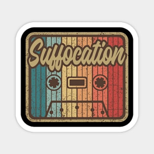 Suffocation Vintage Cassette Magnet