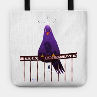 Surprised Pigeon Tote