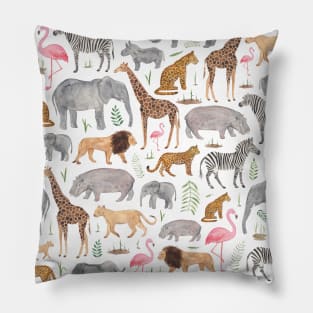 Safari Animals Pillow