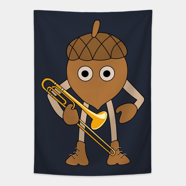 Trombone Nut Tapestry by Barthol Graphics