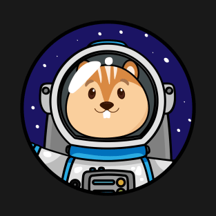 Guinea Pig Astronaut Space Themed Birthday T-Shirt