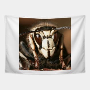 A Bald-faced hornet, Dolichovespula maculata. Tapestry