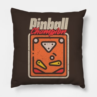 Vintage Pinball Champion Pillow