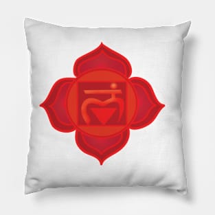 Muladhara Red Chakra Pillow