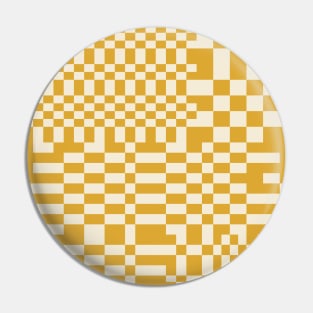 Checkerboard Pattern - Yellow Pin