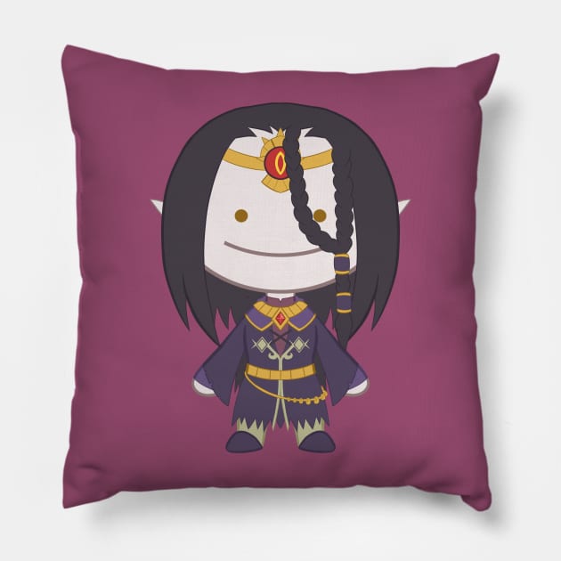 Mimic Evil Sorcerer Pillow by GreenOkapi