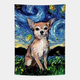 Chihuahua Night Tapestry