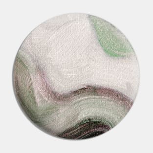 Purple Green Gray Abstract Art Pin