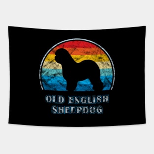 Old English Sheepdog Vintage Design Dog Tapestry