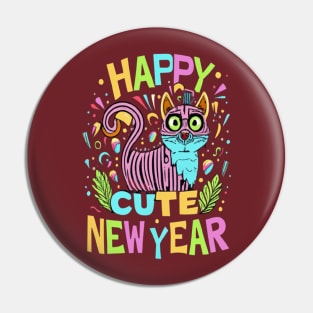 happy new year--2024--cut Pin