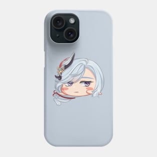 chibi shenhe genshin fanart Phone Case