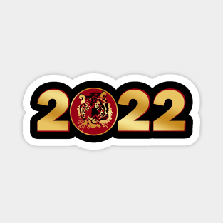 Chinese New Year 2022 Tiger Magnet