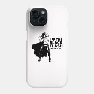 Black Flash Phone Case