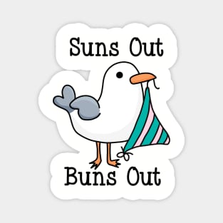 Suns Out Buns Out Magnet