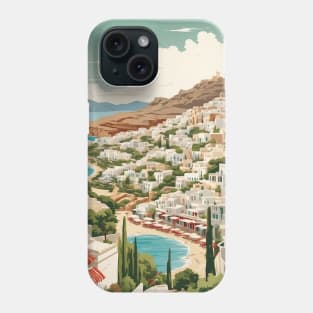 Naxos Greece Tourism Vintage Travel Poster Phone Case