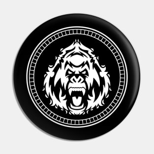 Gorilla Face Pin