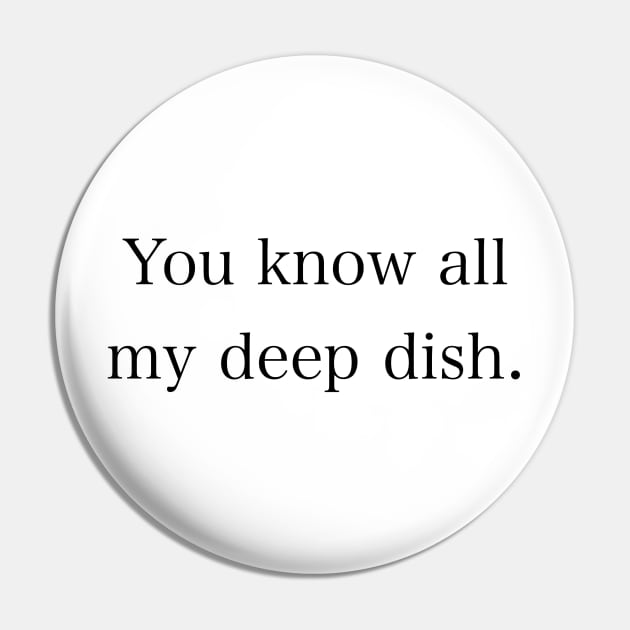 Julie’s deep dish. Pin by artsyreader