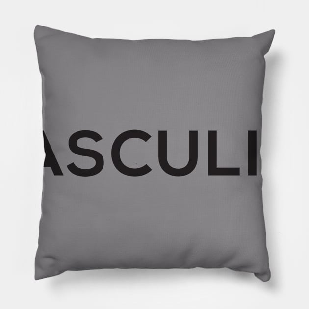 MASCULINE BABY Pillow by HAIFAHARIS