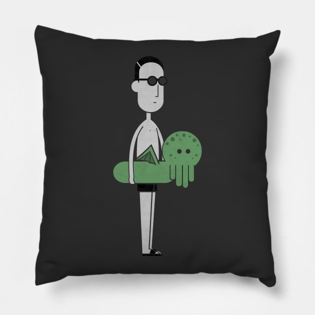 The Call Of The Beach Pillow by HandsOffMyDinosaur