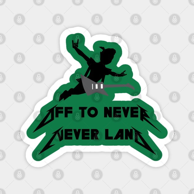 Off to Never Never Land Magnet by innatedesigns