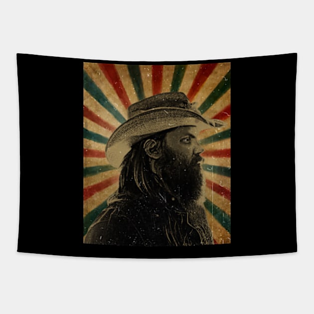 Christopher Alvin Stapleton // Vintage Look Style Tapestry by Janji Joni