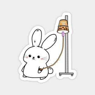 Bubble Tea Bunny Magnet