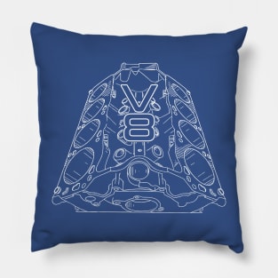 Big V8 Engine Pillow