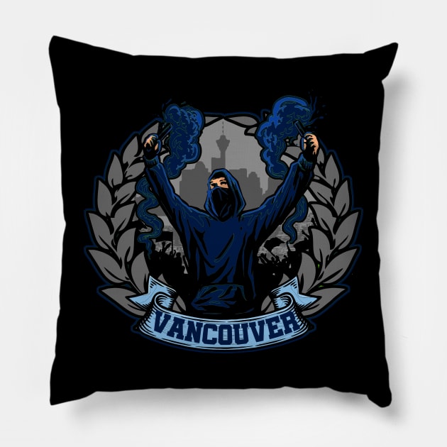 Vancouver Soccer, Pillow by JayD World